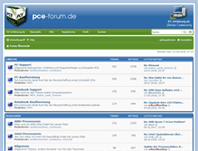Tablet Screenshot of pce-forum.de